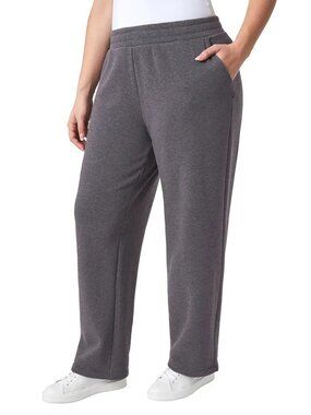 Mondetta Women's XL Fleece Pants Purple Straight Leg Sweatpants